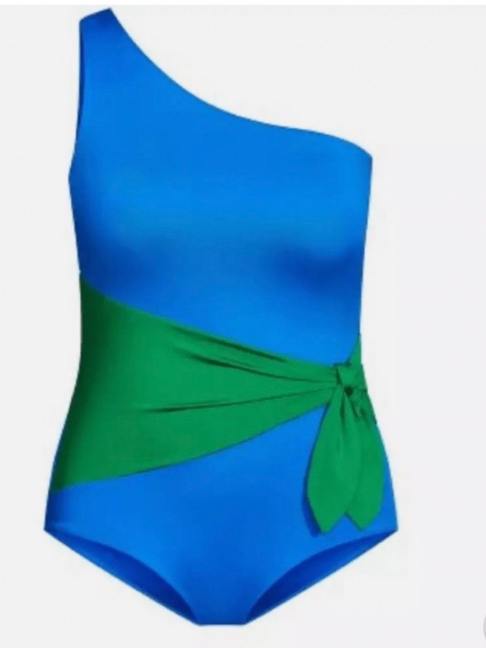NWT City Chic Faux Wrap One Shoulder Swimsuit